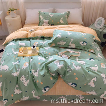 Set Batah Lembah Lembah Dinosaur Set Bantal Tempat Tidur